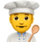 Man Cook emoji on Apple
